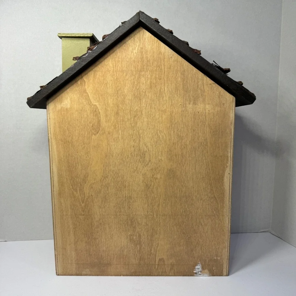 Wooden Christmas Advent Calendar House 25 Day‎ Countdown Red Yellow Green 14in